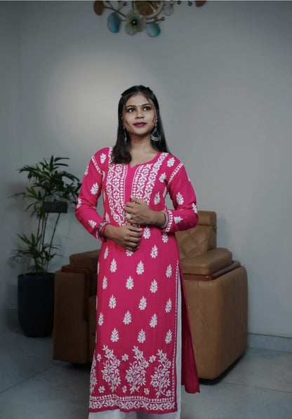 Pink Modal Kurti