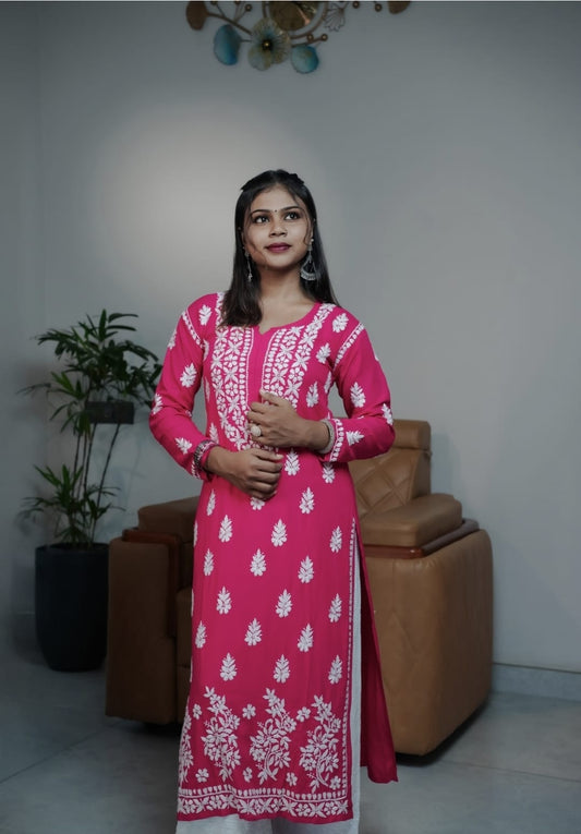 Pink Modal Kurti