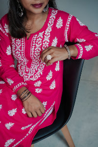 Pink Modal Kurti