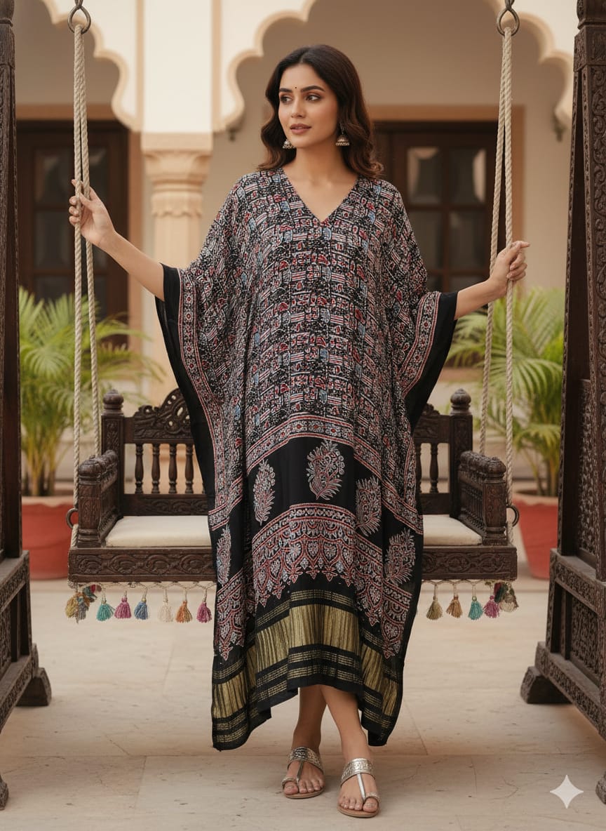 Ajrakh Kaftan